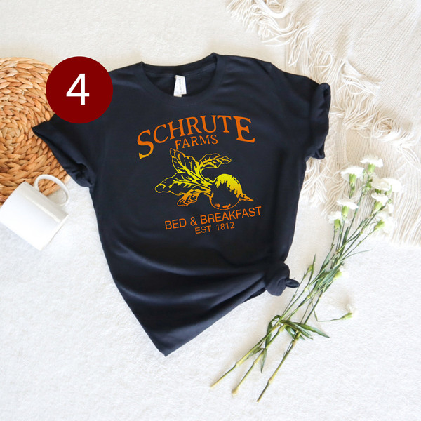 Schrute Farms Shirt, The Office, Schrute Farms, Bed and Breakfast Shirt,Christmas Gift Shirt, est 1812, Michael Scott, Dwight Schrute - 3.jpg