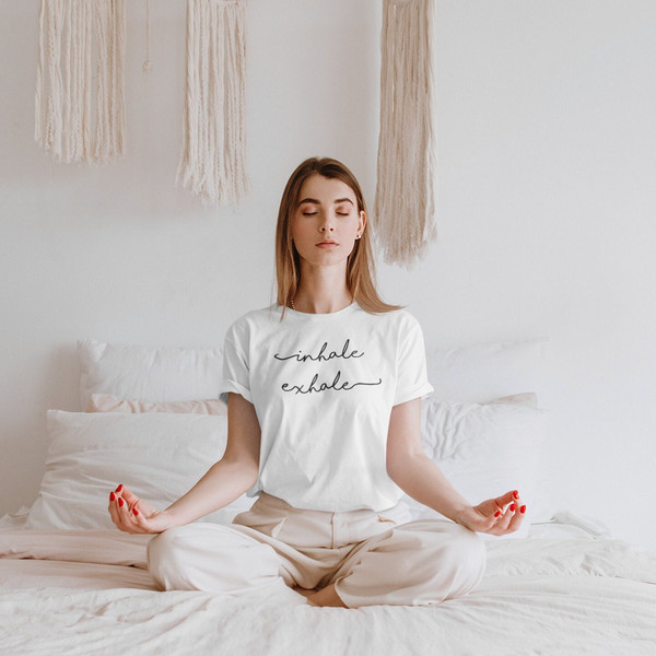 Inhale Exhale Sweatshirt -yoga shirt,yoga sweatshirt,yoga crewneck,yoga hoodie,yoga gifts,yoga tshirt,meditation gift,inhale exhale shirt - 2.jpg