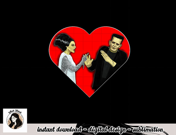 Frankenstein s Monster s Bride Halloween Valentine s Day png, sublimation copy.jpg