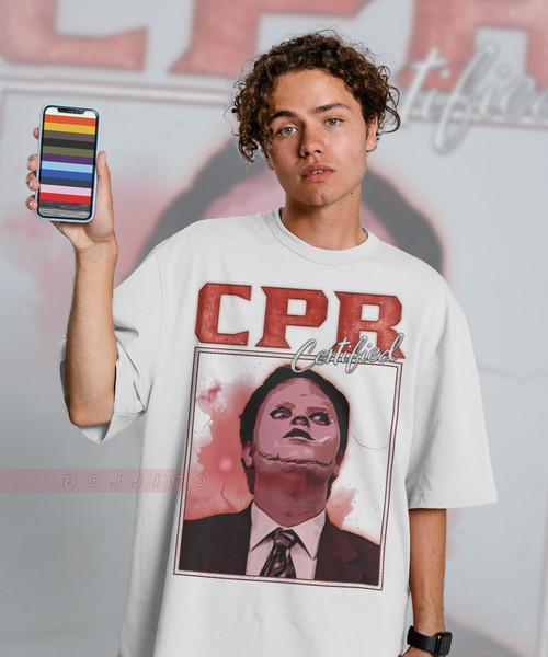 RETRO CPR CERTIFIED Dwight Schrute The Office, Schrute Farm Jim Halpert Pam Beesly Tv Show Offfice Shirt, The Offfice Tv Show Shirt, Scott - 2.jpg