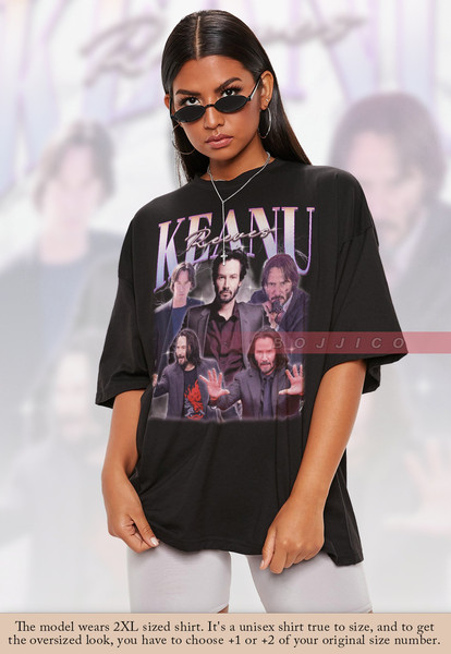 Vintage KEANU REEVES Shirt, Keanu Reeves Homage Tshirt, Keanu Reeves John Wck Tee, Keanu Cyberpunk Retro 90s Movie, Keanu The One - 1.jpg