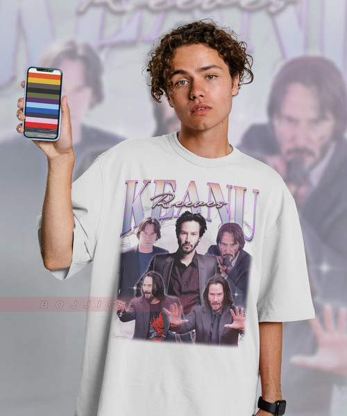 Vintage KEANU REEVES Shirt, Keanu Reeves Homage Tshirt, Keanu Reeves John Wck Tee, Keanu Cyberpunk Retro 90s Movie, Keanu The One - 2.jpg