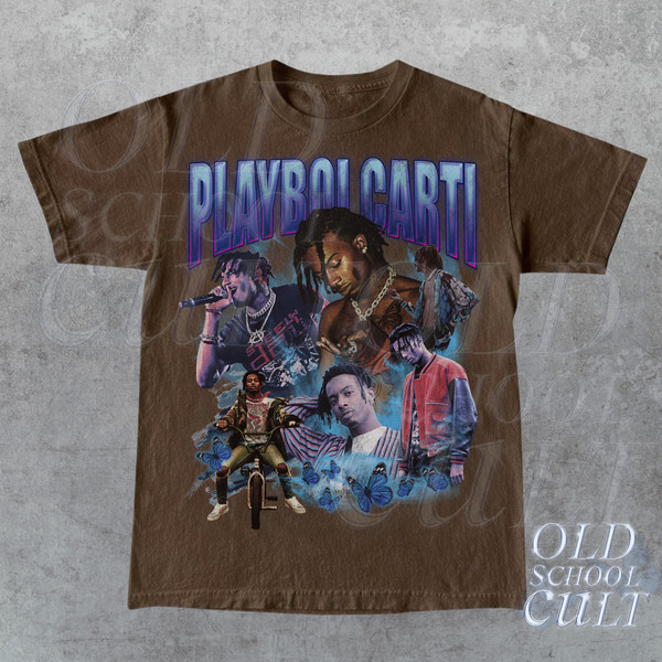 Playboi Carti Vintage Graphic Inspired T-Shirt  Carti Rap Y2k Shirt  Rapper 90s Graphic Unisex Tee  Retro Oversized Cute Fan Gift - 2.jpg