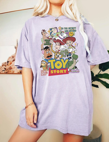 Vintage Toy Story All Characters Comfort Colors Shirt, Woody, Buzz Lightyear, Jessie Shirt, Disneyland Vacation shirt, Disneyworld shirt - 4.jpg