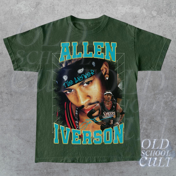 Vintage Allen Iverson Graphic T-Shirt, The Answer 90s Graphic Basketball Tee, Retro Sports Shirt, Basketball Gift - 4.jpg