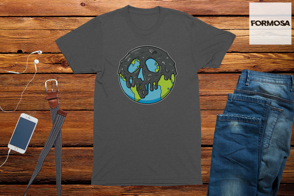 Poisoned Earth T-Shirt Environment Save The Planet Mens Tee Shirt - 2.jpg