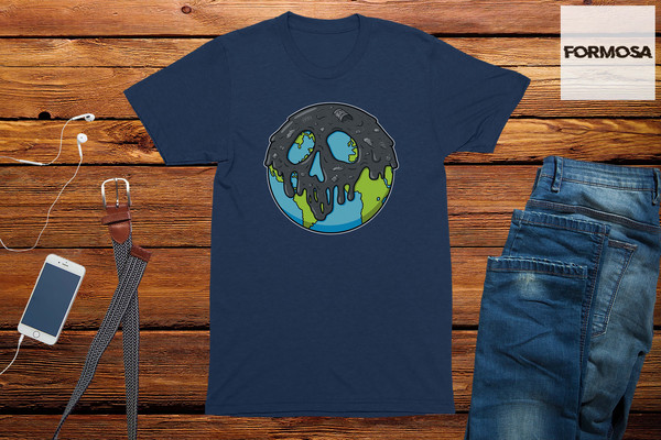 Poisoned Earth T-Shirt Environment Save The Planet Mens Tee Shirt - 3.jpg