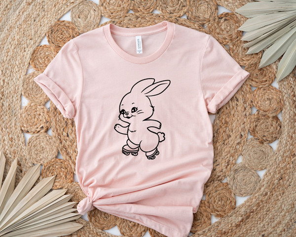 Rolling Skate Rabbit Gift,NewJeans Kpop,NewJeans Logo Sweatshirt,New Jeans Shirt,New Jeans Tshirt,NewJeans Gifts,Kpop Tee,Music Lover Shirts - 2.jpg