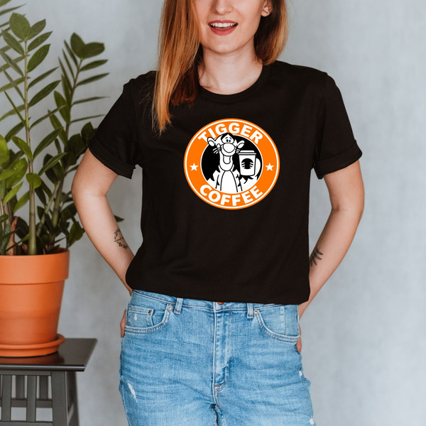 Tigger Coffee Shirt, Winnie the Pooh Shirts, Tigger Shirt, Disney Group Shirts, Winnie The Pooh Gift, Disney Family Shirt, Tigger Sweatshirt - 3.jpg