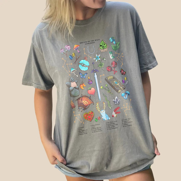 Korok Zelda Plant Shirt, Zelda Gifts, Flora Of Hyrule, Zelda - Inspire  Uplift