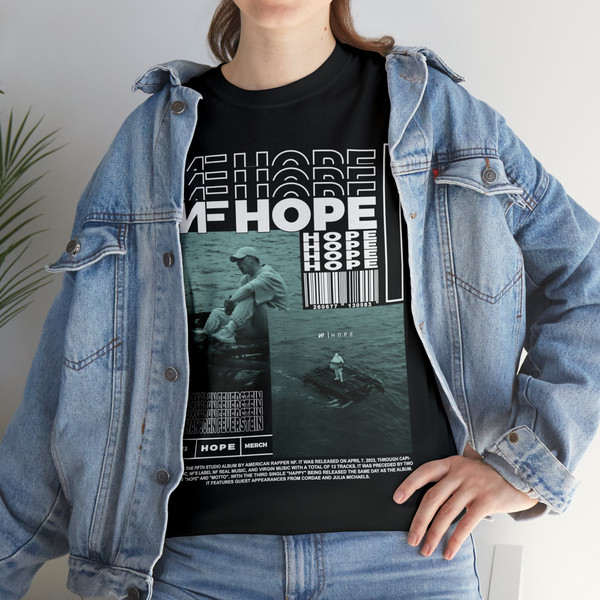 Vintage NF Rapper Shirt  NF Rapper Merch   NF - Hope Album Tour Poster Graphic tee - 3.jpg