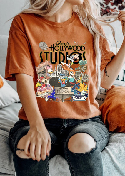 Disney Hollywood Studios Comfort Colors® Shirt, Disney Trip Family Shirt, Disney Aesthetic Shirt, retro Disneyworld Shirt, Disneyland Shirt - 4.jpg