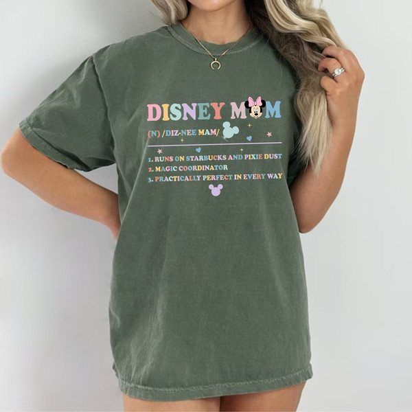 Disney Mom Minnie Comfort Colors® Shirt, Funny Mom Shirt, Mothers Day Mom Gift, Disney Family Shirt, Disneyworld Shirt, Disneyland Shirt - 6.jpg