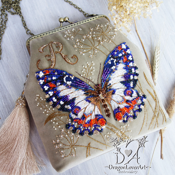 Butterfly embroidery Velvet bag.jpg