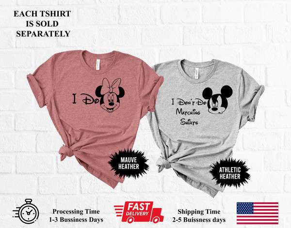 Funny Disney Couple Shirts