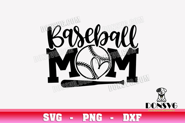 Baseball-Mom-Bat-and-Ball-SVG-Cut-Files-for-Cricut-Sport-Mother-PNG-image-Game-Heart-svg-DXF-file.jpg