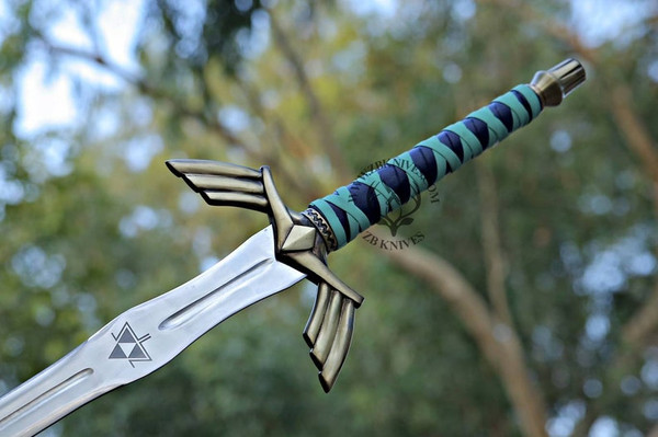 Legend of Zelda Master Sword Replica with Custom Hylian Scabbard