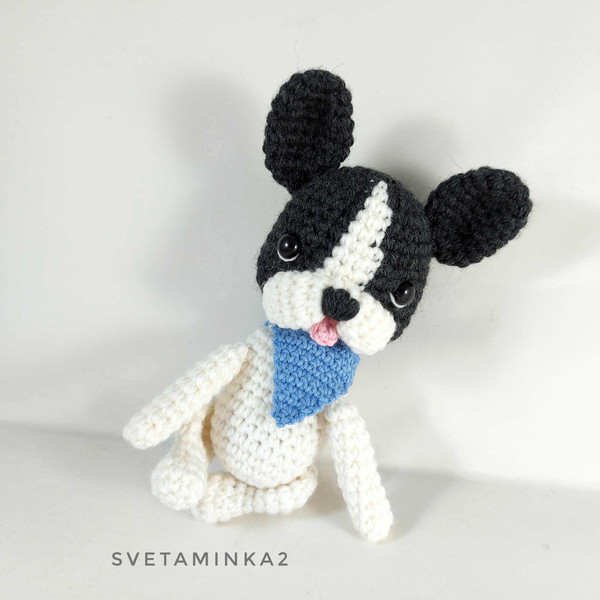 French Bulldog Puppy Crochet Dog Pattern Amigurumi Animal To - Inspire ...