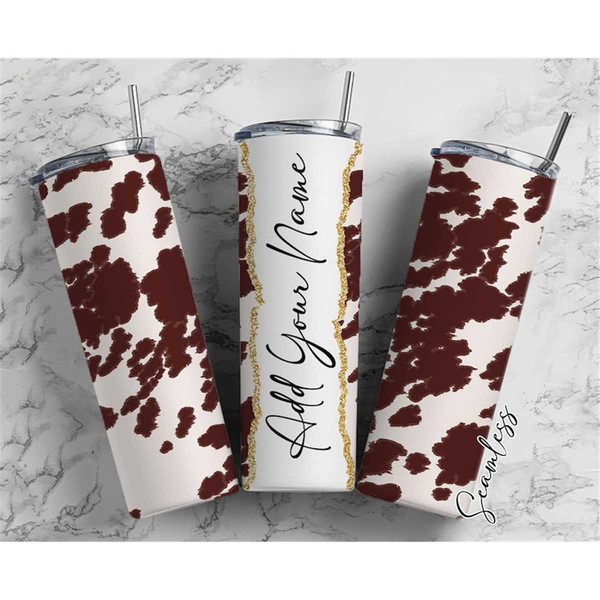 MR-972023174624-cowhide-seamless-add-your-own-name-20oz-sublimation-tumbler-image-1.jpg