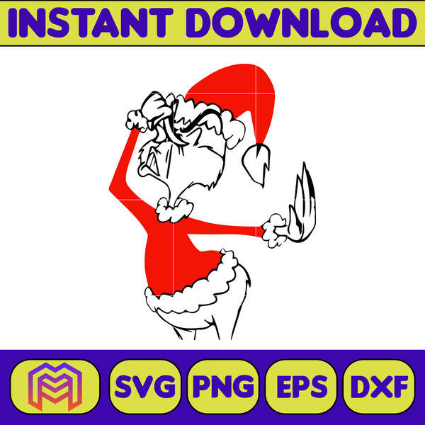 The Grinch Grinch Christmas Svg  Grinch Clipart Files  Files for Cricut & Silhouette Digital File (158).jpg