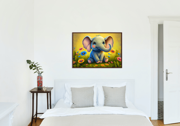 elephant wall art,wall art,printable wall art,colorful wall art,digital art prints,digital download,3d wall art,nursery wall art,03.png