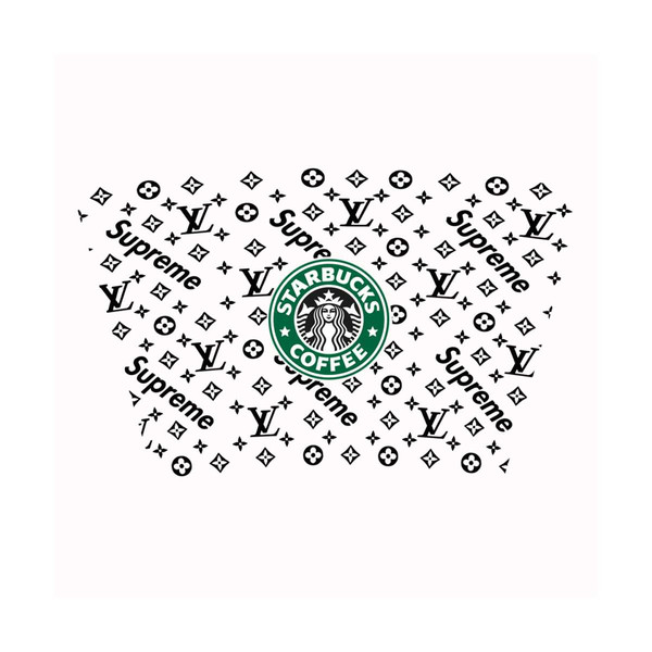 Louis Vuitton LV Starbucks Svg, Starbucks Coffee Svg, Starbucks