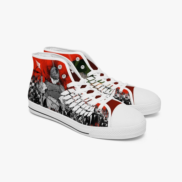 Attack On Titan Erwin Smith High Canvas Shoes for Fan, Attack On Titan Erwin Smith High Canvas Shoes Sneaker