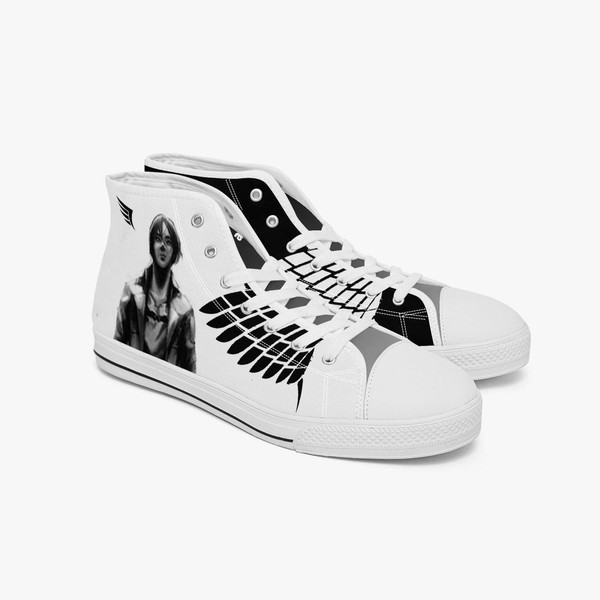 Attack On Titan Eren Yeager High Canvas Shoes for Fan, Attack On Titan Eren Yeager High Canvas Shoes Sneaker