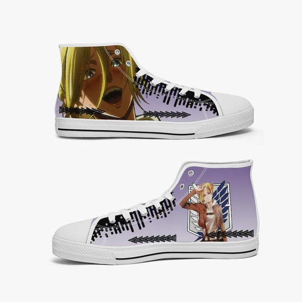 Attack On Titan Annie Leonhart High Canvas Shoes for Fan, Attack On Titan Annie Leonhart High Canvas Shoes Sneaker