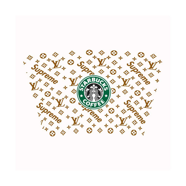 Louis Vuitton Supreme Starbucks Wrap Svg, Louis Vuitton Svg, - Inspire  Uplift