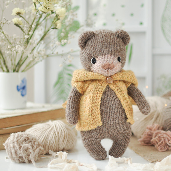 Teddy bear knitting pattern, memory bear pattern 03.jpg