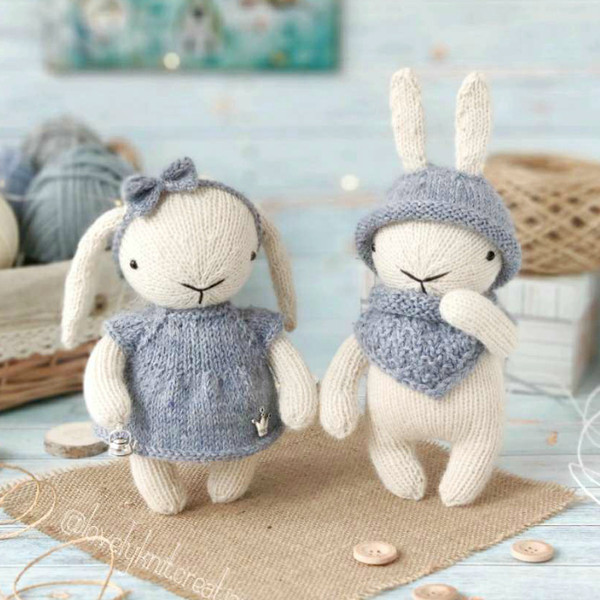 Bunny toy knitting pattern, knitted doll tutorial 01.jpg