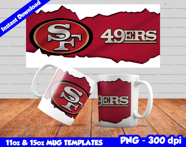 Boelter Brand 49ers Mug and Rise and Shine Tag Mug 