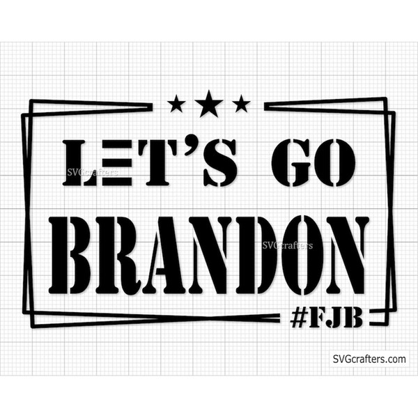 Let's Go Brandon SVG, PNG, PDF, Politic SVG, Team Trump SVG