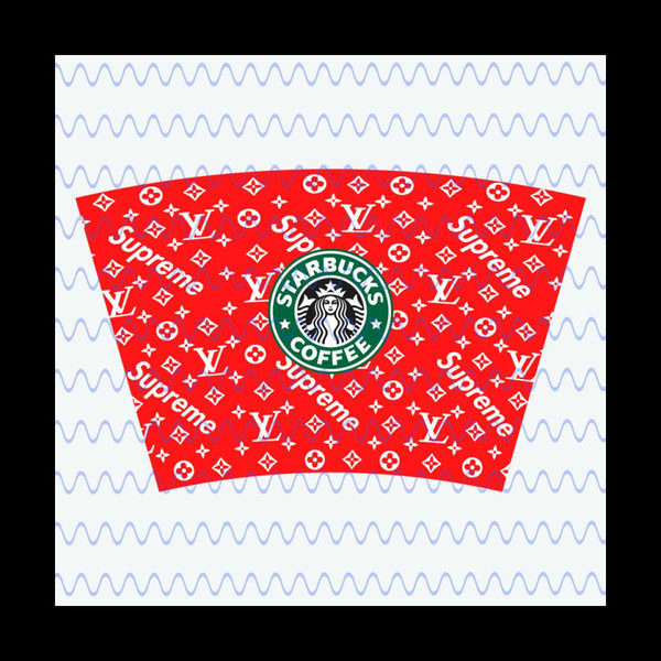 LV Full Wrap For Starbucks Cold Cup Svg, Trending Svg, LV St - Inspire  Uplift