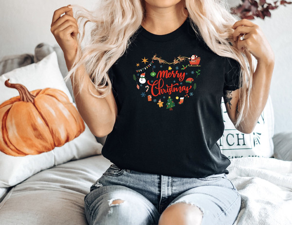 Merry Christmas T shirt Reindeer Christmas T Shirt Elf outfit Elf Costume Xmas Family Holiday Gift Santa Clause Christmas Red Tree - 1.jpg