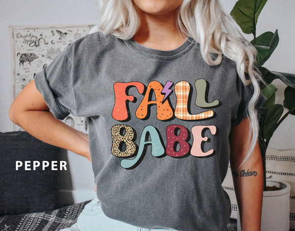 Comfort Colors® Retro Fall baby t-shirt, fall Shirt For Women, Fall Gifts For Her, Thanksgiving Shirt,  iprintasty halloween, Autumn T Shirt - 5.jpg