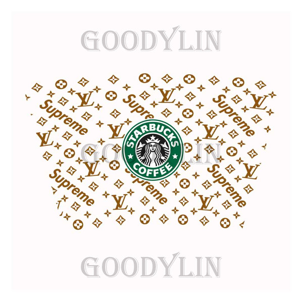 Louis Vuitton Full Wrap For Starbucks Cup Svg, Trending Svg, LV Starbucks  Cup, LV Starbucks Svg, Starbucks Wrap Svg