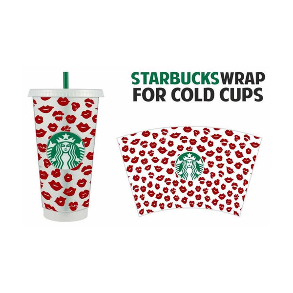 Full Wrap For Starbucks Cold Cup Svg, Trending Svg, Starbuck