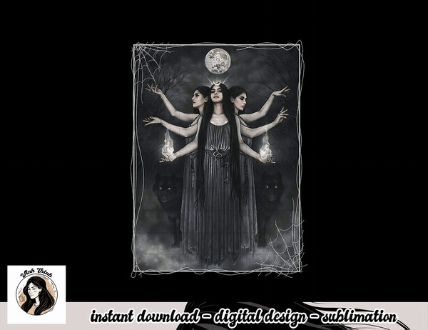 Vintage Cottagecore Aesthetic Witches werewolves Moon Witchy png, sublimation copy.jpg