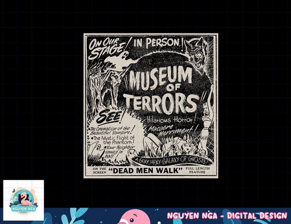 Vintage Halloween Slasher Horror Movie Museum of Terrors png, sublimation copy.jpg