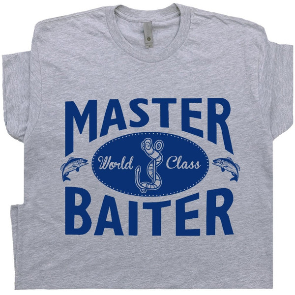 Master Baiter T Shirt Funny Fishing T Shirts With Offensive - Inspire Uplift