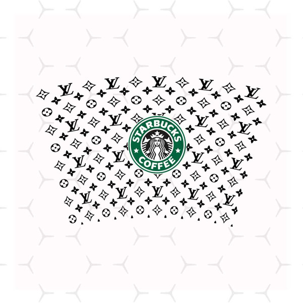 Louis Vuitton Full Wrap For Starbucks Cup Svg, Trending Svg, - Inspire  Uplift