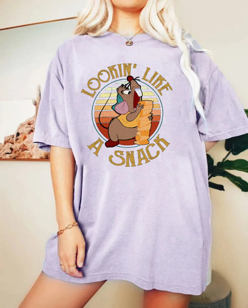 Lookin' Like A Snack Gus-Gus Comfort Colors® Shirt, Disney Snack Shirt, Disney Cindrella Shirt, Disney Family Shirt, Disneyworld Shirt - 3.jpg