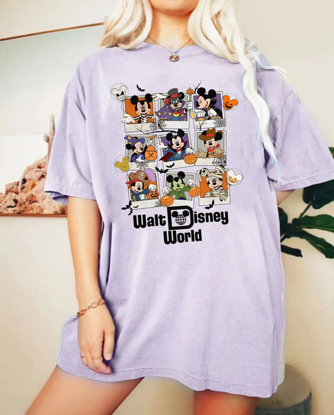 Spooky Mouse and Friends Comfort Colors® Shirt, Disneyworld Halloween Shirt, Mickey's Not So Scary Shirt, Disney Halloween Party Shirt - 5.jpg