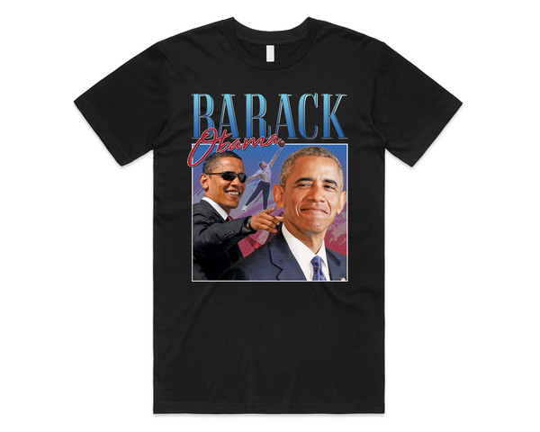 Barack Obama Homage T-shirt Tee Top Funny US President Icon 2020 Election 90’s Vintage - 1.jpg