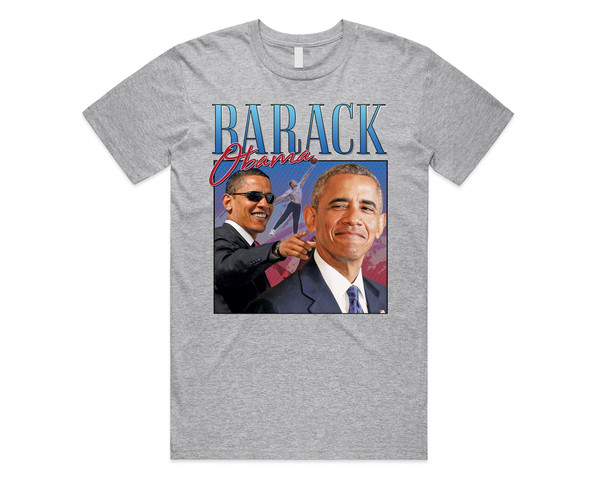 Barack Obama Homage T-shirt Tee Top Funny US President Icon 2020 Election 90’s Vintage - 2.jpg