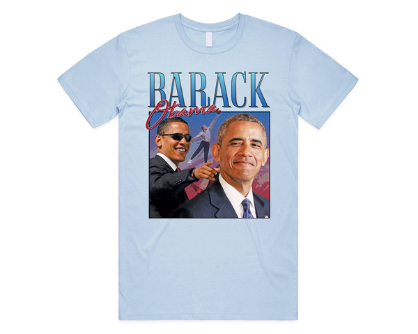 Barack Obama Homage T-shirt Tee Top Funny US President Icon 2020 Election 90’s Vintage - 4.jpg