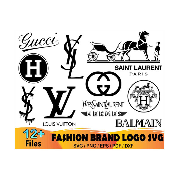 Fashion Brands Logo Bundle, Luxury Brands Logo SVG , Gucci S - Inspire  Uplift