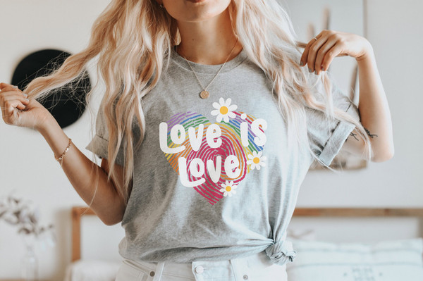 Love is Love Pride Shirt  Pride Ally Shirt, LGBT Shirt, Pride Shirt, Human Rights Shirt, Proud Ally, Subtle Pride Tee, Pride Parade Apparel - 2.jpg